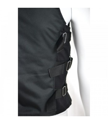 Gothic Cyber Look Vest Men Punk Rock Vest With Buckles Goth Cyber Vest